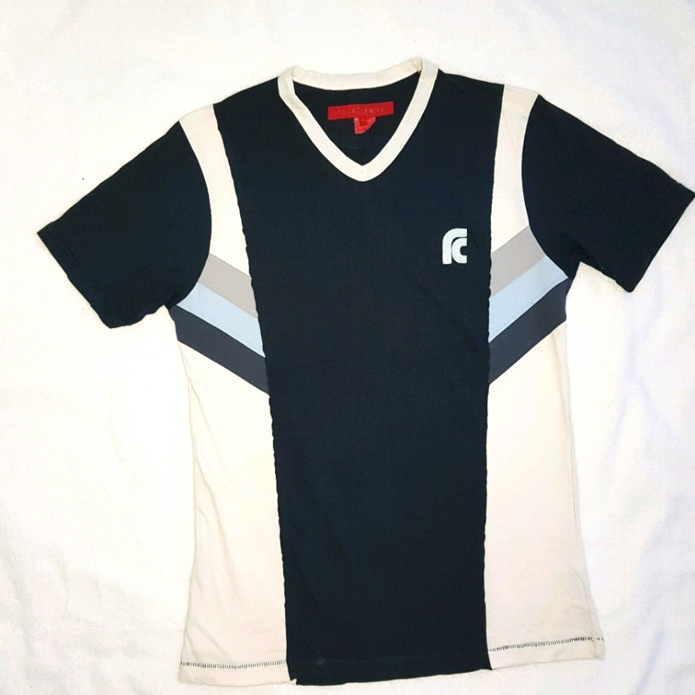 Y2K FCUK Jeans Retro fc logo sport T-shirt